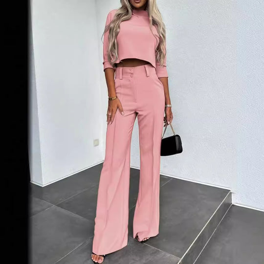 EB | Eleganz Tailliertes Herbst-Hosenset für Stilvolle Looks