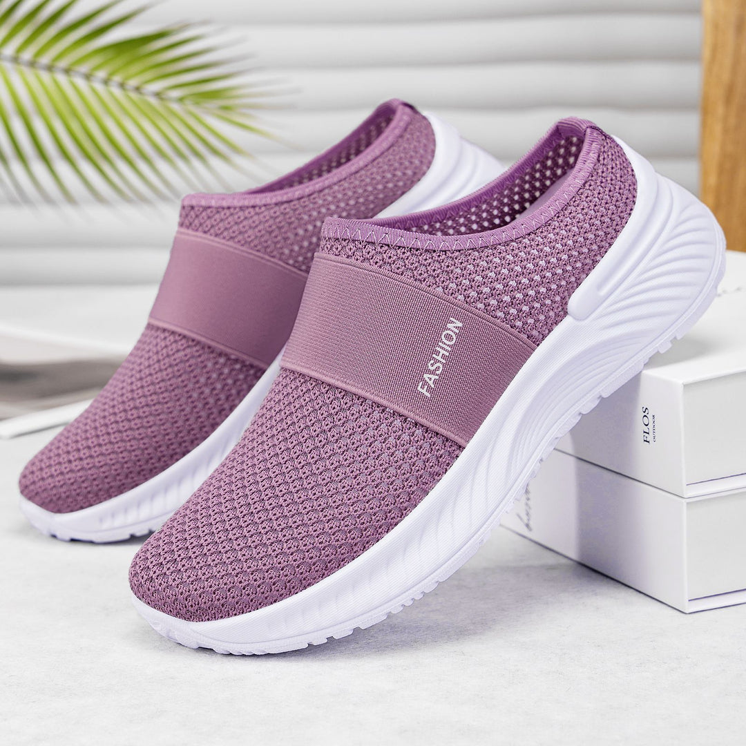 Damen Komfortable und atmungsaktive Slip-On Freizeitschuhe EB
