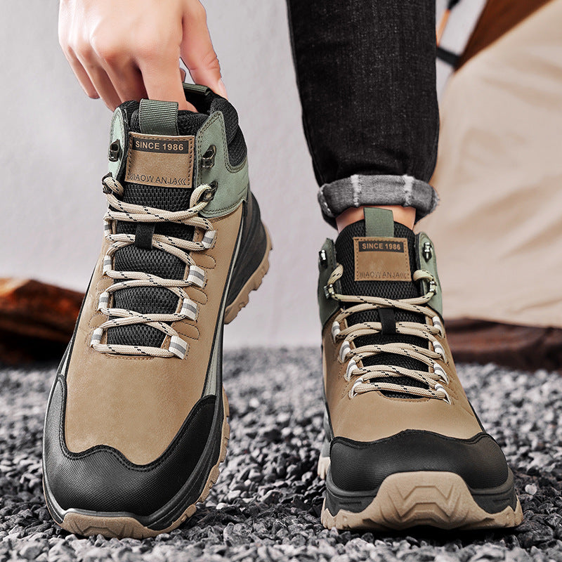 Damen Wanderschuhe mit rutschfester Profilsohle und atmungsaktivem Obermaterial EB