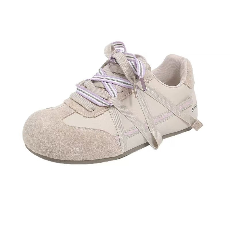 Damen Modische Sneaker mit innovativer Schnürung und atmungsaktiver Innenstruktur EB