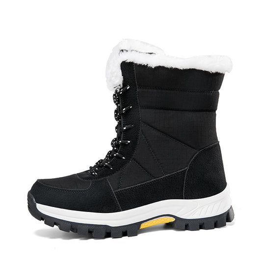 Damen Isolierte Winterstiefel mit rutschfester Sohle und warmem Futter EB