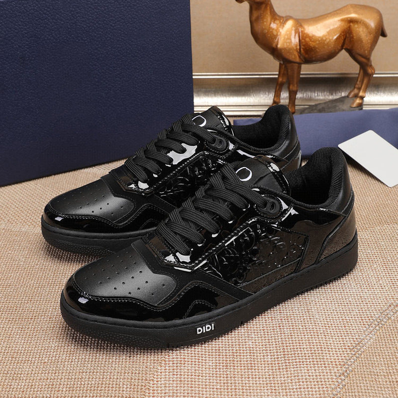 Damen Sportliche Sneakers mit modischem Oberflächenmuster und gepolsterter Innensohle EB