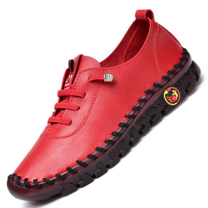 Damen Sneakers aus hochwertigem Kunstleder mit rutschfester Sohle EB