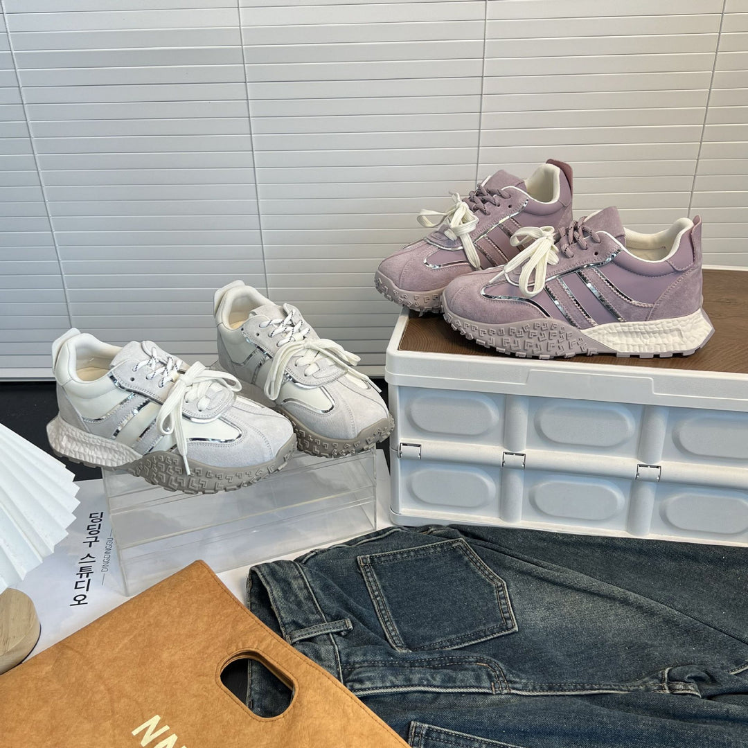 Damen Sportliche Sneakers mit modernem Design und komfortabler Sohle EB