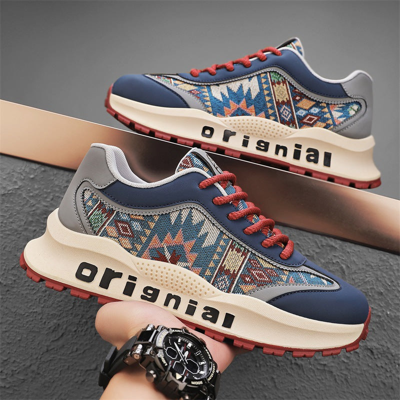 Damen Bequeme und modische Sneakers mit farbenfrohem Design EB