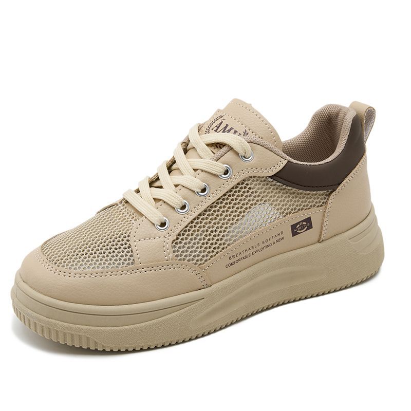 Damen modische Lightweight Sneakers mit atmungsaktivem Mesh und komfortabler Dämpfung EB