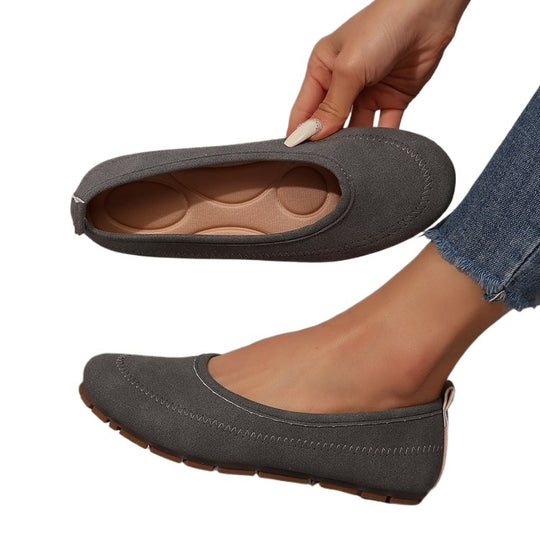 Damen Atmungsaktive und modische Slip-On Ballerinas EB