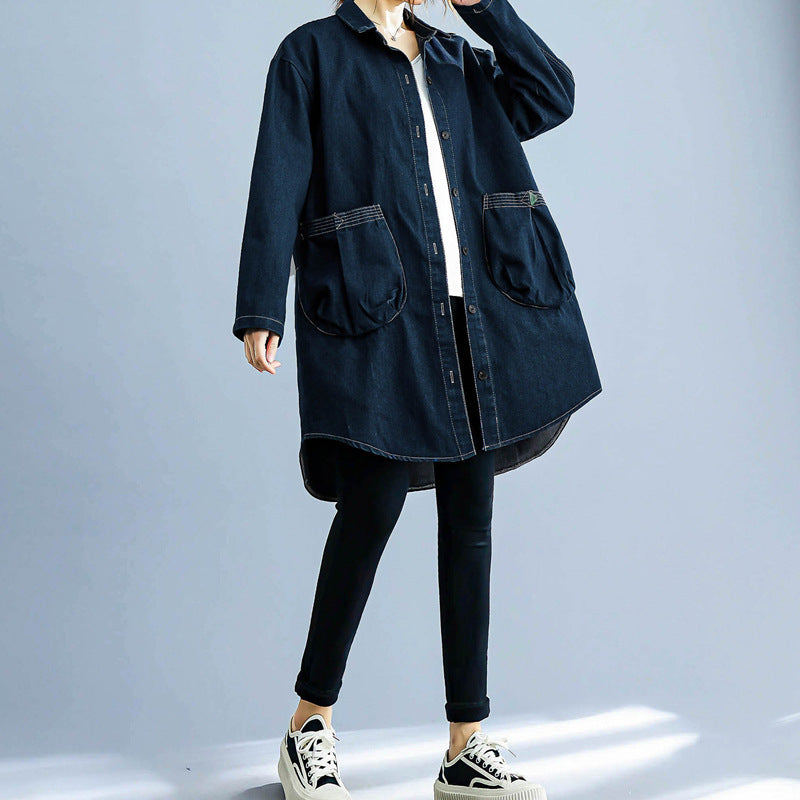 EB | Denim Trenchcoat