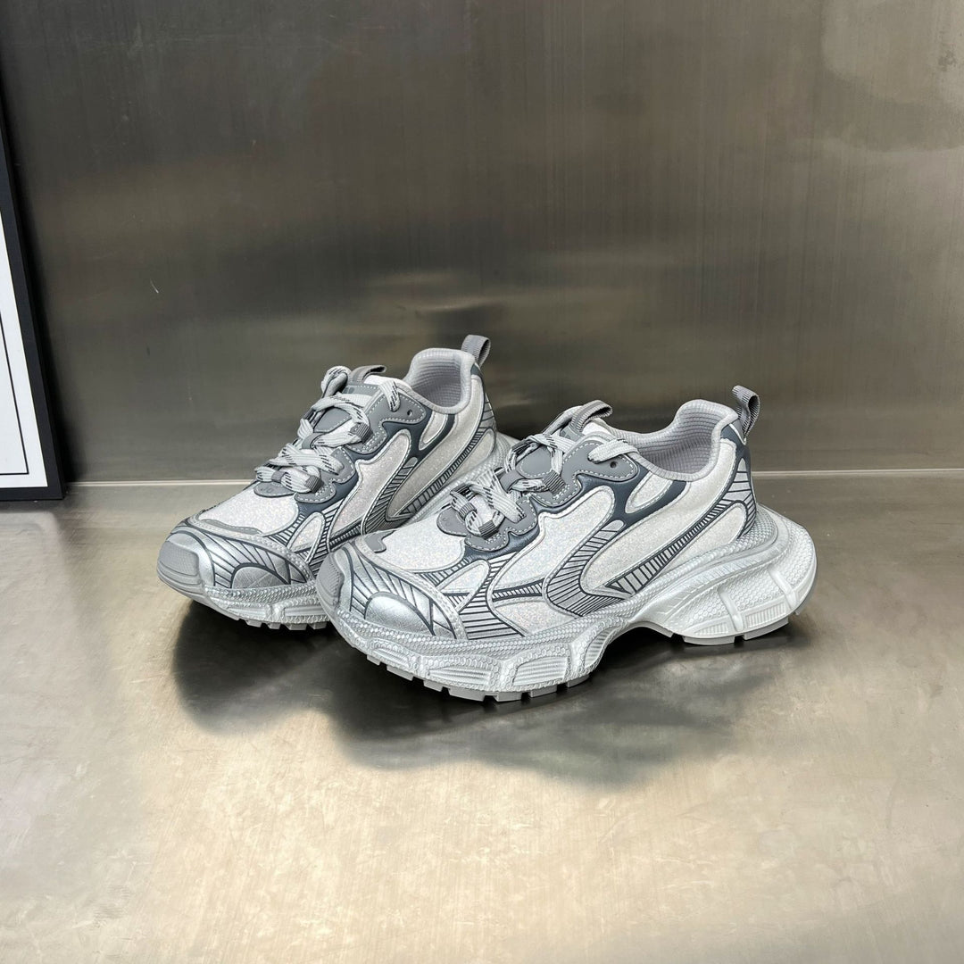 Damen Sportliche Multifunktions-Sneaker mit atmungsaktiver Mesh-Oberfläche und rutschfester Sohle EB