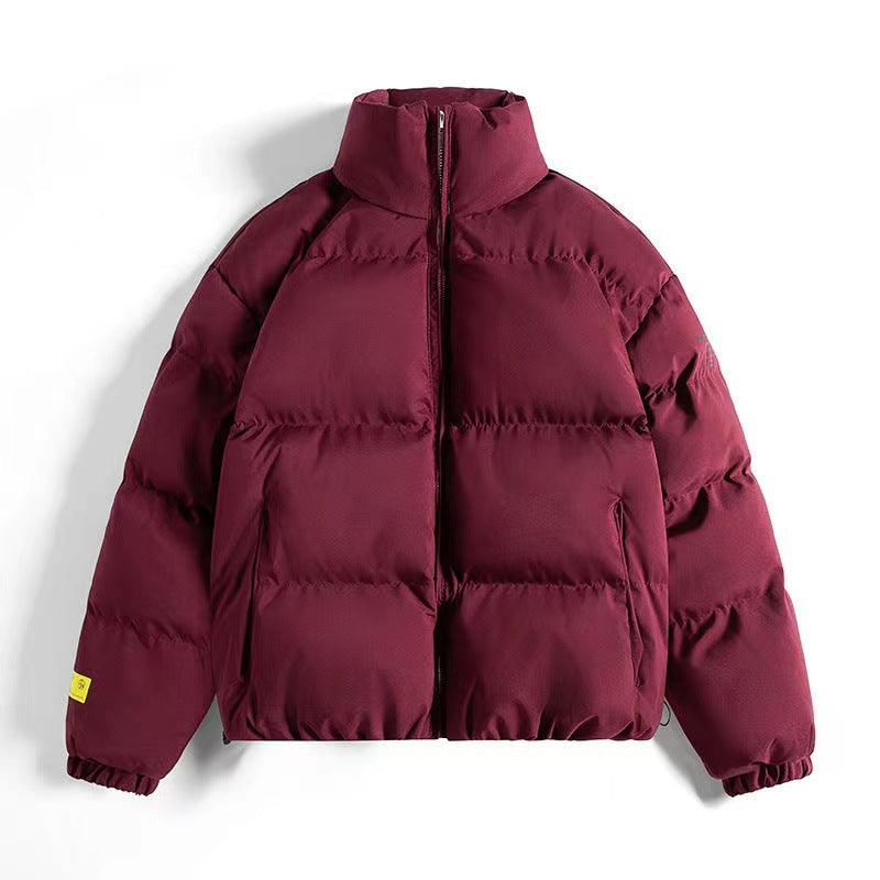 Damen modische Steppjacke mit hohem Kragen und praktischen Taschen EB