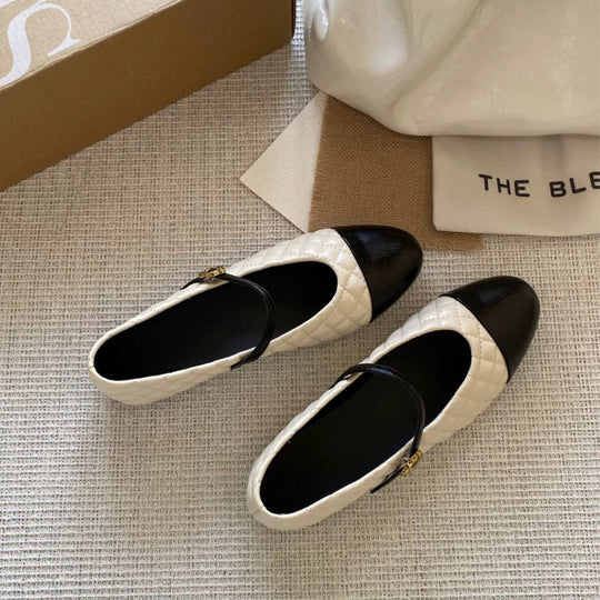 Damen Elegante Ballerinas mit dekorativen Riemchen und kunstvollem Obermaterial EB
