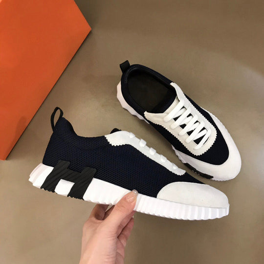 Damen Sportliche Sneakers mit atmungsaktiver Mesh-Oberfläche und robuster Profilsohle EB