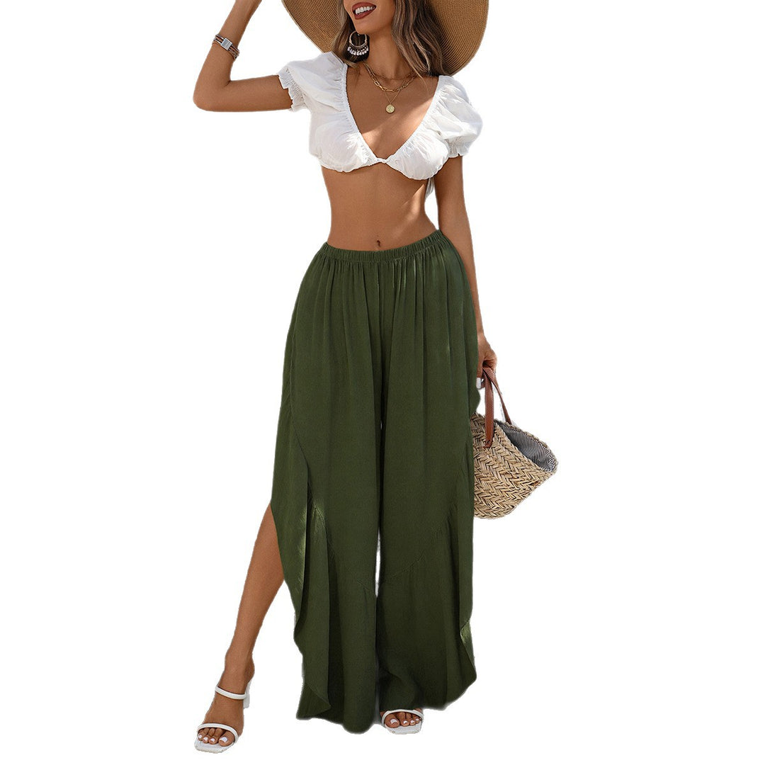 Damen Maxi-Rock mit elegantem asymmetrischen Schnitt und luftiger Passform EB