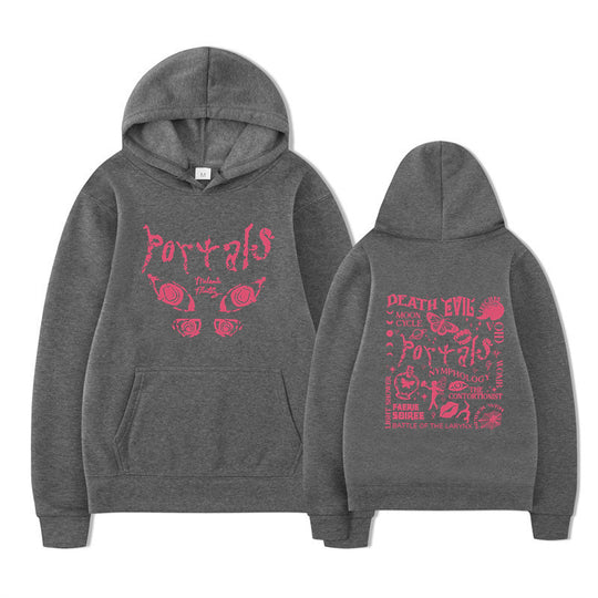 Damen Kapuzenpullover mit kreativem Motiv und bequemer Passform EB