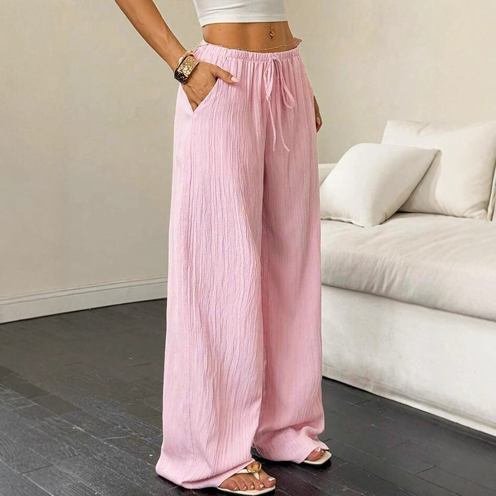 Damen Freizeithose mit elastischem Bund und lockerer Passform EB