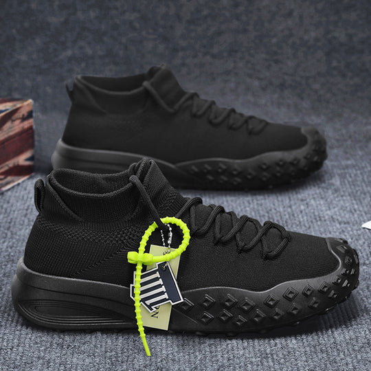 Damen Sportliche Sneaker mit hoch atmungsaktivem Strick-Obermaterial und rutschfester Sohle EB