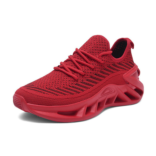 Herren leichte atmungsaktive Strick-Sneaker mit gedämpfter ergonomischer Laufsohle EB