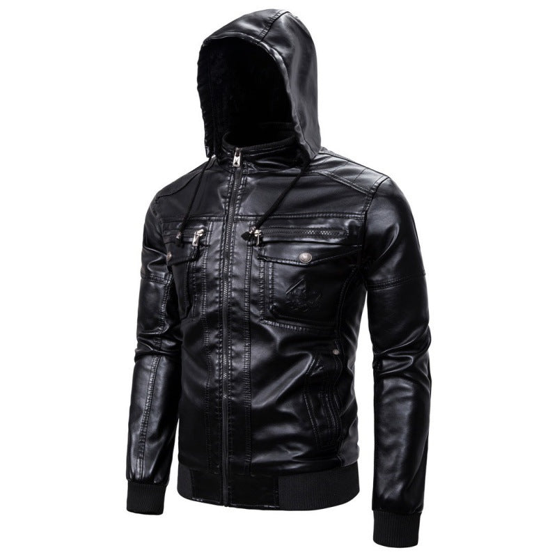 Herren jacke mit abnehmbarem Innenfutter und praktischen Taschen EB