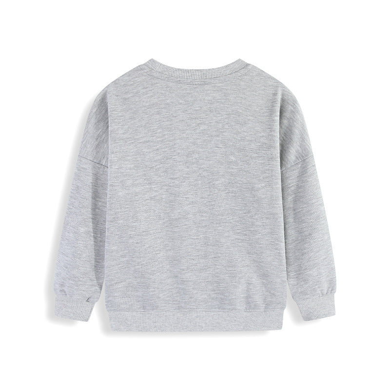 Mädchen Sweatshirt mit verspieltem Pferde-Design EB