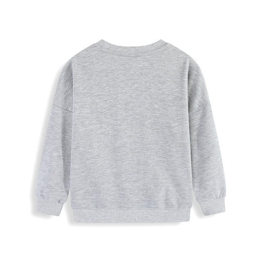 Mädchen Sweatshirt mit verspieltem Pferde-Design EB