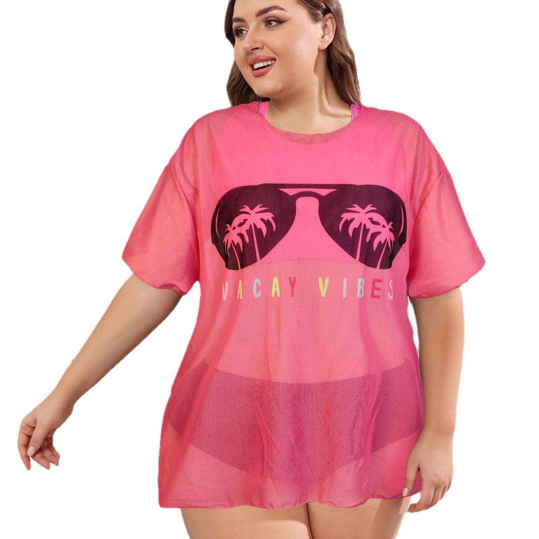 Damen Freizeit-Bikini-Set mit Netzoberteil EB