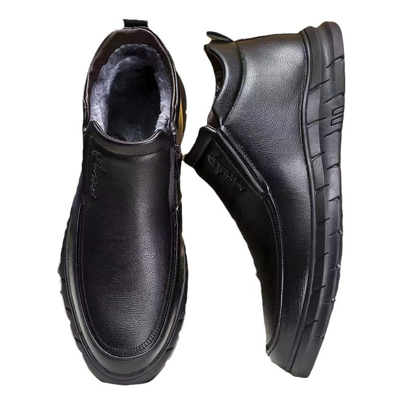 Herren Bequeme Slip-On Stiefel mit isoliertem Innenfutter und rutschfester Sohle EB