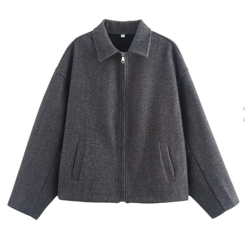 Damen lässige Steppjacke mit praktischen Taschen und elegantem Schnitt EB