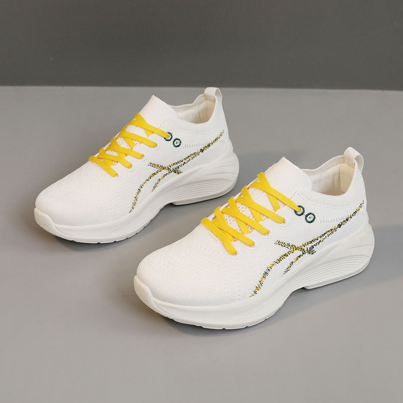 Damen Sportliche Freizeitsneaker mit atmungsaktivem Obermaterial und dämpfender Laufsohle EB
