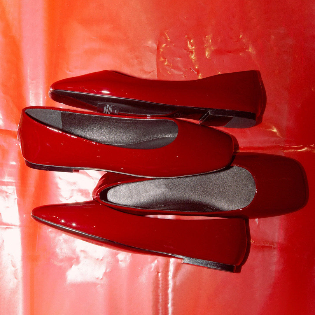 Damen Ballerinas aus hochwertigem Kunstleder mit elegantem Design EB