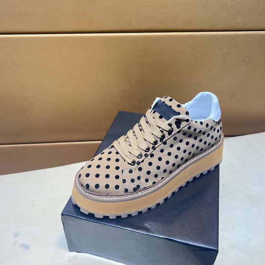 Damen Sneaker mit eleganter Tweed-Oberfläche und verstärkter Sohle EB