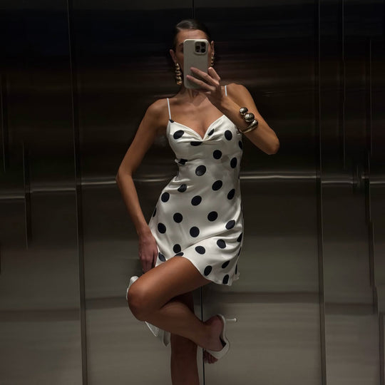 Damen Freizeitlesen mit elegantem Punktmuster EB