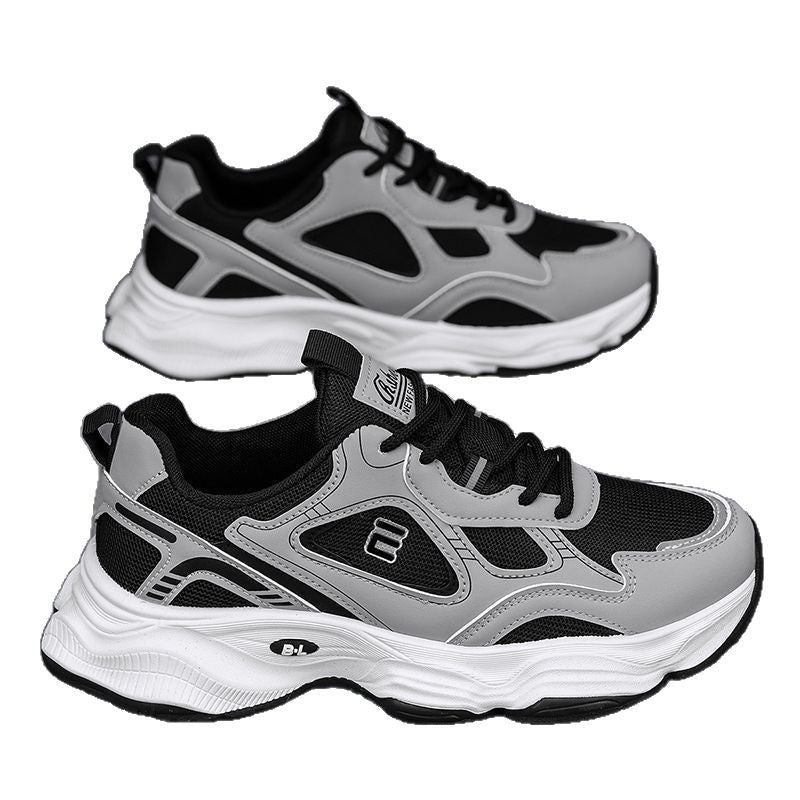 Damen Sportliche Sneakers mit dämpfender Sohle und atmungsaktiver Mesh-Oberfläche EB