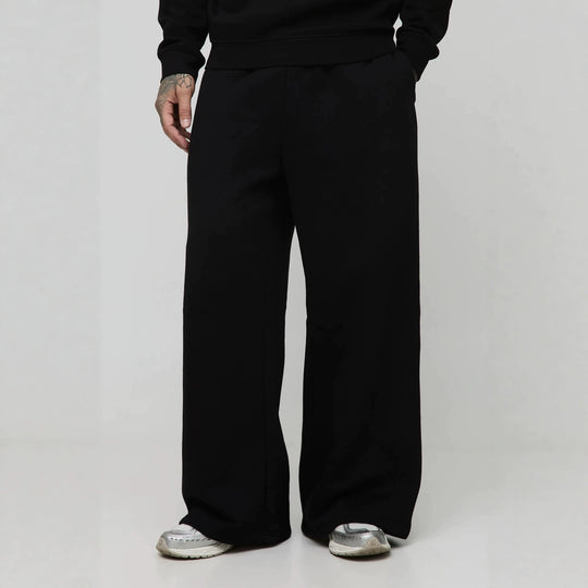 Unisex Thermo-Fleece-Jogginghose mit wärmender Innenbeschichtung, elastischem Komfortbund und geradem Bein EB