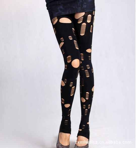 Damen High-Style Leggings mit dynamischen Cut-Outs EB