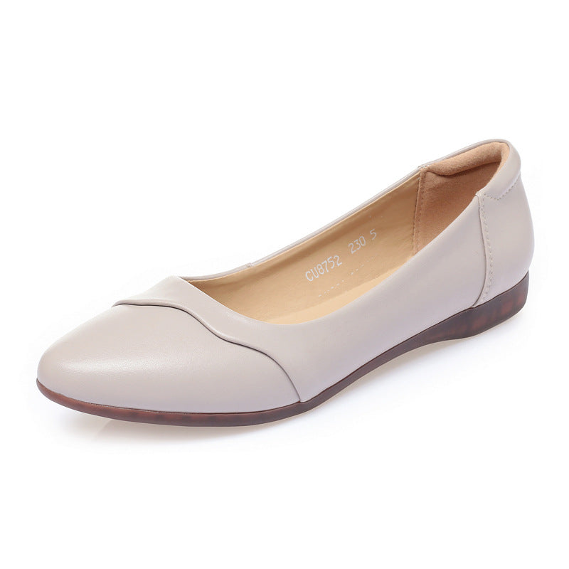 Damen elegante und komfortable Flatschuhe mit geschlossener Spitze EB