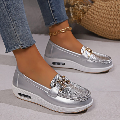Damen bequeme Freizeitschuhe mit eleganten Akzenten EB