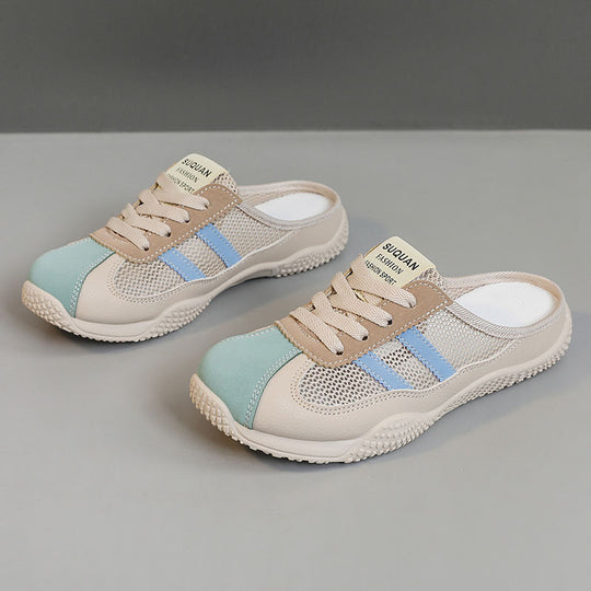 Damen Bequeme Clogs mit atmungsaktivem Obermaterial und griffiger Sohle EB