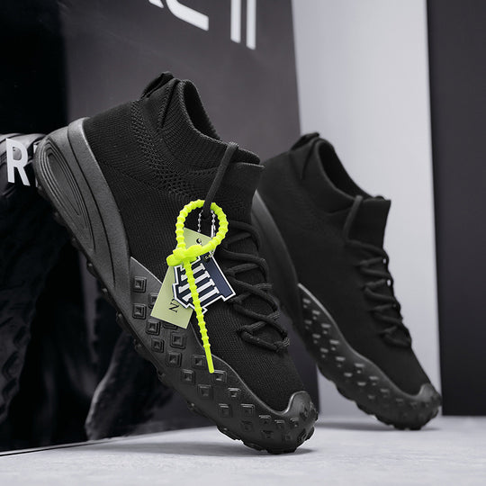 Damen Sportliche Sneaker mit hoch atmungsaktivem Strick-Obermaterial und rutschfester Sohle EB