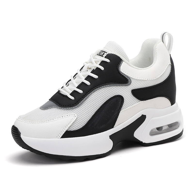 Damen Sportliche Sneakers mit dämpfendem Luftkissen und atmungsaktivem Mesh EB