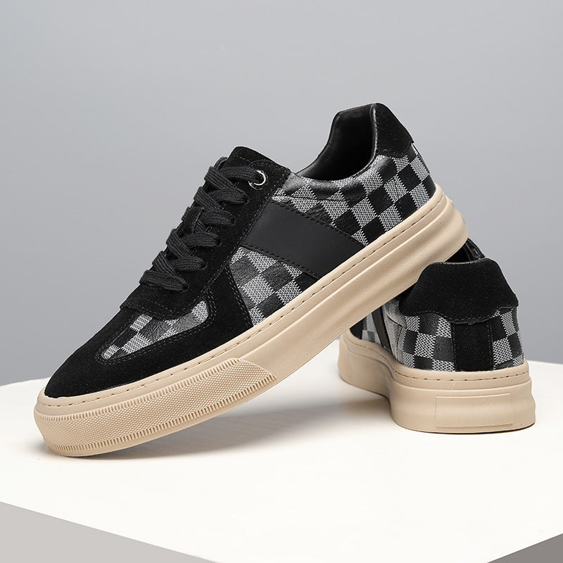 Damen Sneakers mit innovativem Karo-Design und rutschfester Sohle EB