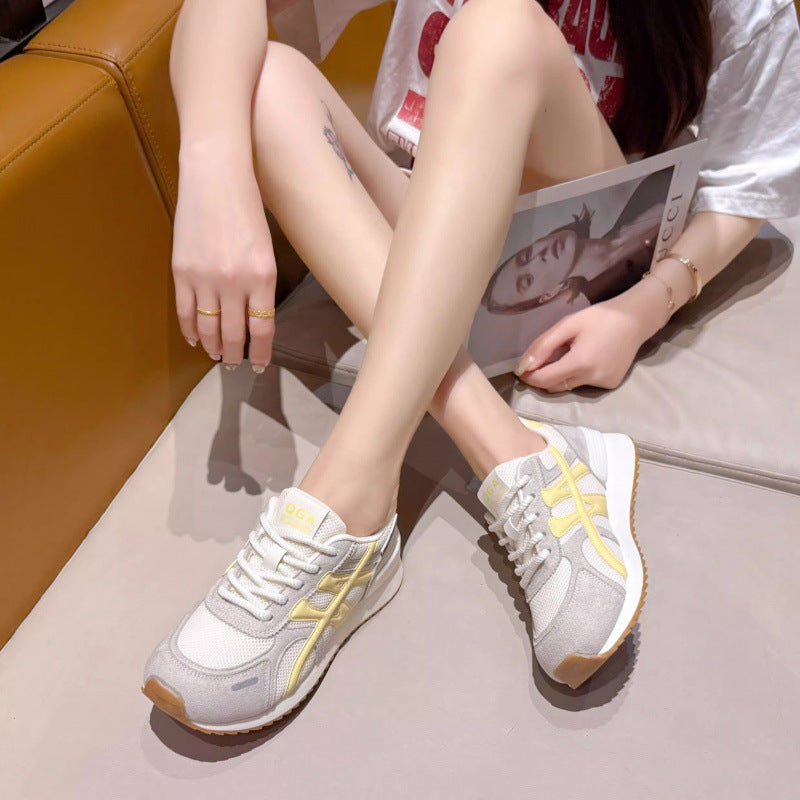 Damen Sportliche Sneakers mit atmungsaktivem Mesh-Obermaterial und dynamischer Dämpfung EB