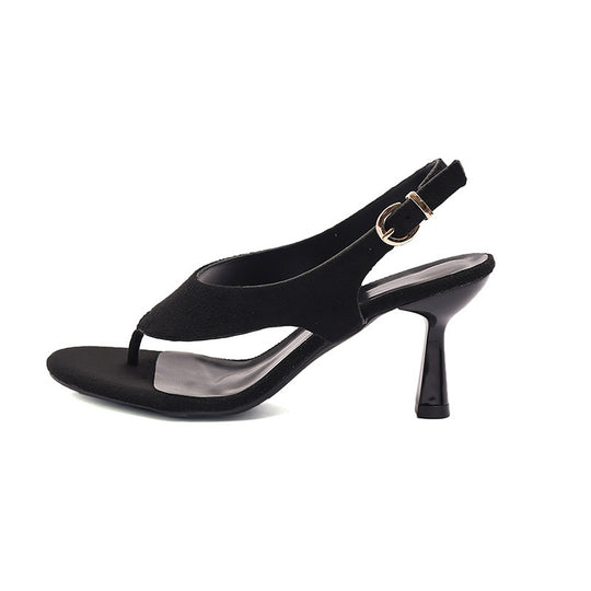 Damen Slingback Absatzsandalen mit elegantem Riemen und anatomischem Fußbett EB
