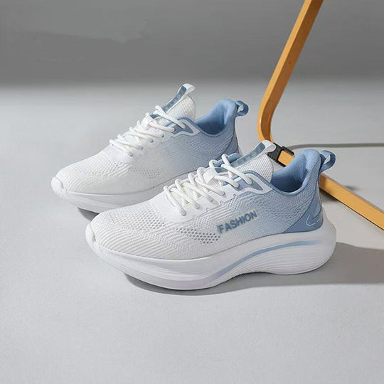 Damen Sportliche Lauf- und Freizeitsneaker mit elastischen Schnürungen EB