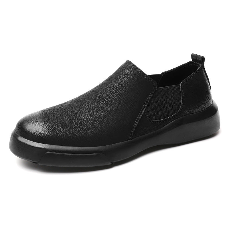 Damen bequeme Slip-On Sneakers mit elastischem Seitenstreifen und atmungsaktivem Obermaterial EB