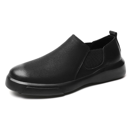 Damen bequeme Slip-On Sneakers mit elastischem Seitenstreifen und atmungsaktivem Obermaterial EB