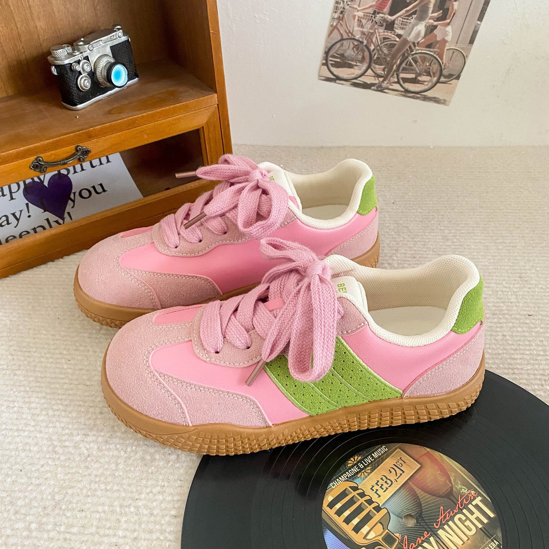 Damen Sneakers im sportlichen Retro-Stil mit atmungsaktiver Obermaterialstruktur und rutschfester Sohle EB