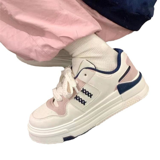 Damen modische Sneaker mit komfortabler dämpfender Sohle und sportlichem Design EB