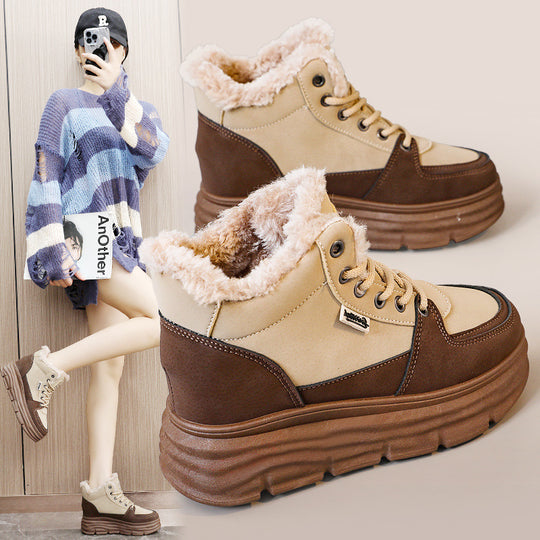 Damen Warmgefütterte Winterstiefel EB