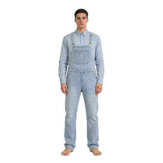 Herren Lässige Baumwoll-Latzhose EB