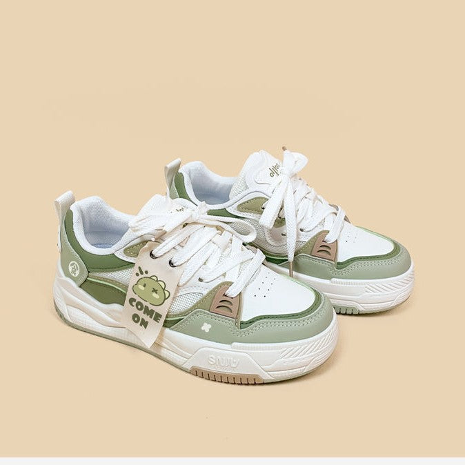 Damen sportliche Sneaker mit trendigem Design und atmungsaktivem Obermaterial EB